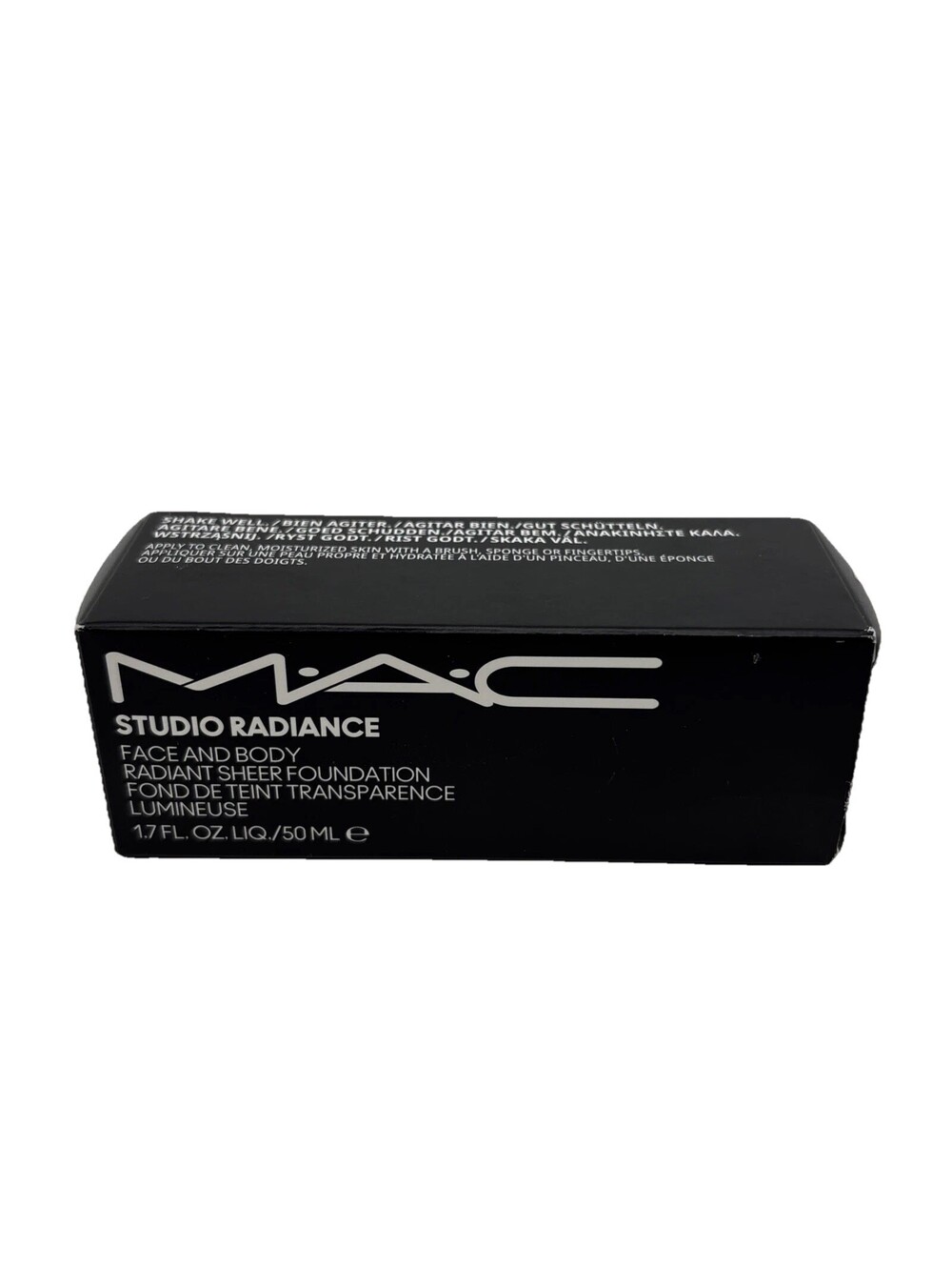 MAC Studio Radiance Face & Body Foundation C4 1.7 Oz Radiant Sheer Makeup New